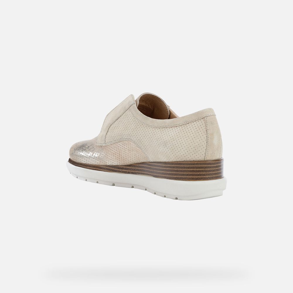 Mocassins Geox Senhora Bege - Samuela - MIVGZ5932